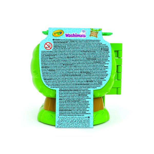 Crayola Washimals Kimosható állatkák - Faház A Szafarin Játékszett