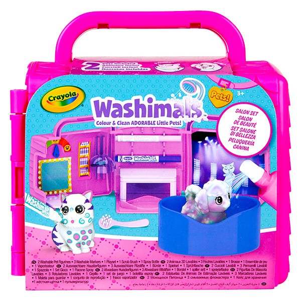 Crayola Washimals kimosható állatkák kozmetikai szalon