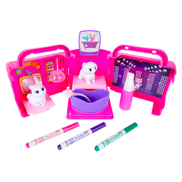 Crayola Washimals kimosható állatkák kozmetikai szalon