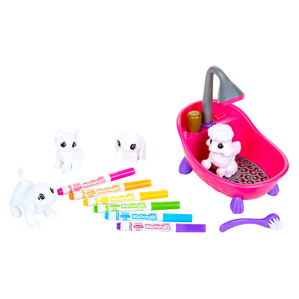 Crayola Washimals kimosható állatkák kád szett
