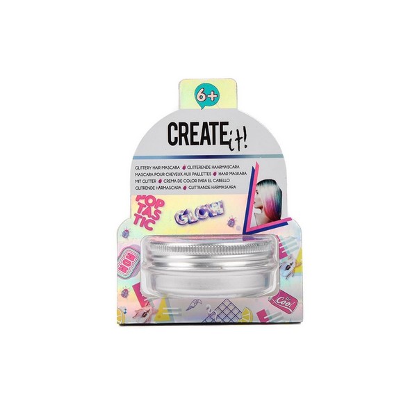 Create It! Fényes Hajszínező Spirál, Többféle (1db)