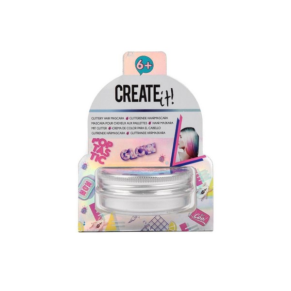 Create It! Fényes Hajszínező Spirál, Többféle (1db)