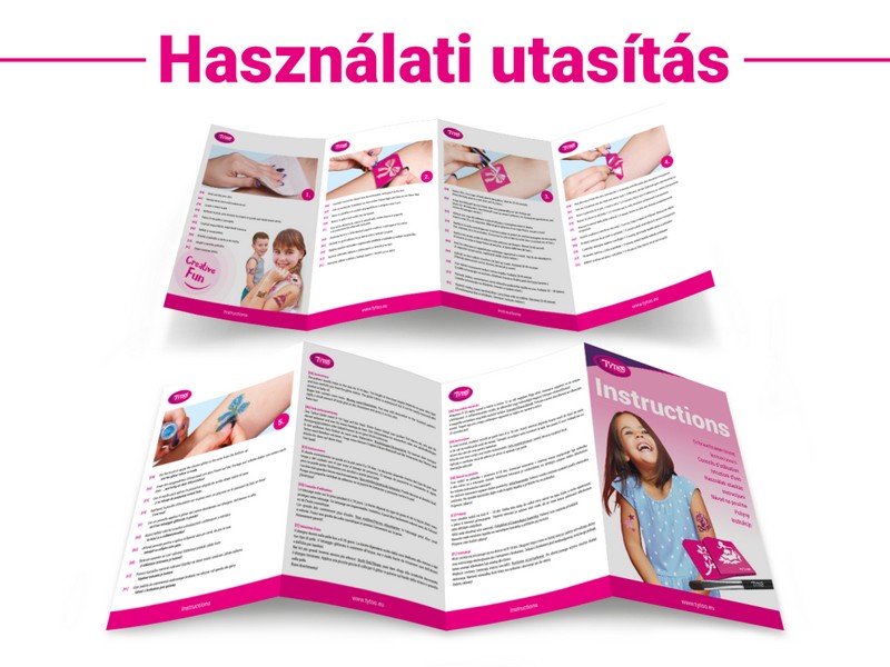 Csillámtetoválás Lovak és Unikornisok  szett
