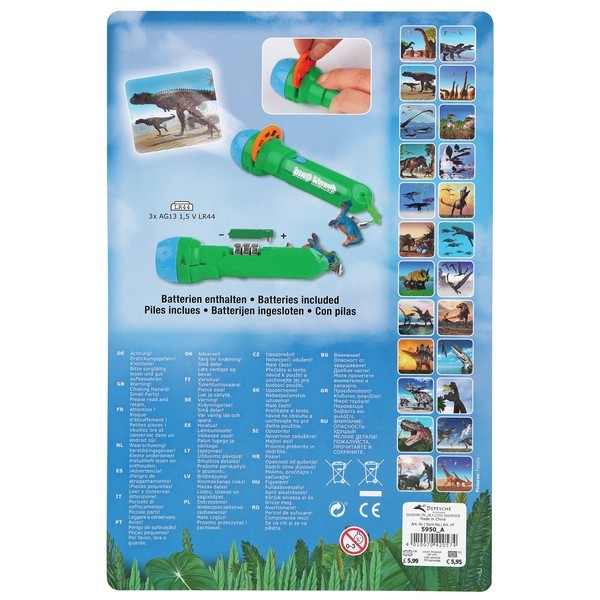Dino World Lámpa vizuális effektekkel