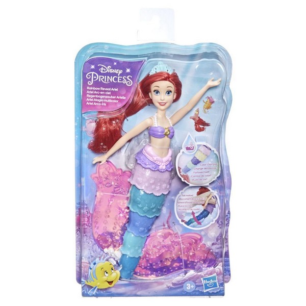 Disney Hercegnők - Színváltós Ariel hableány baba