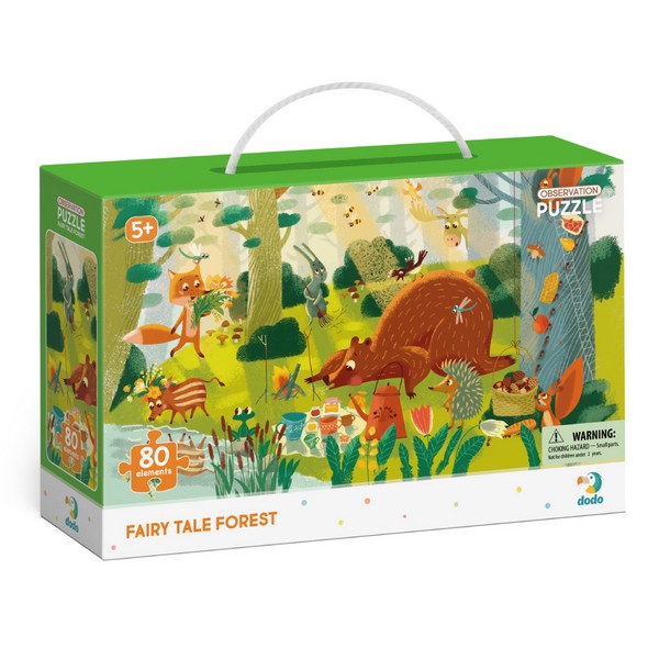 Dodo Megfigyelő puzzle 80 db - Mesebeli erdő