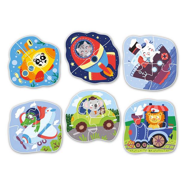 Dodo bébi puzzle 2-3-4 db-os - Közlekedés