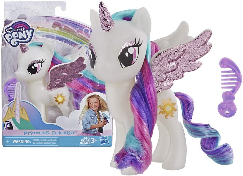 Én kicsi pónim 15 cm-es színes hajú Princess Celestia