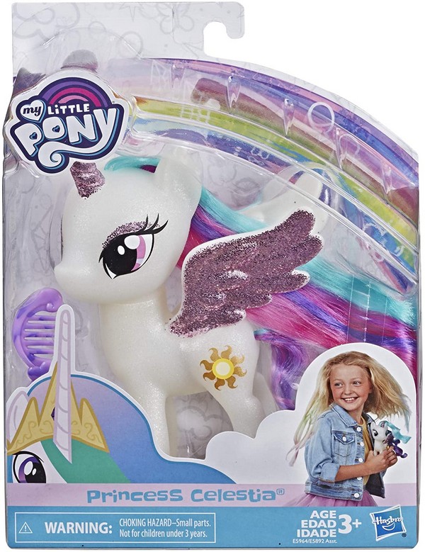 Én kicsi pónim 15 cm-es színes hajú Princess Celestia