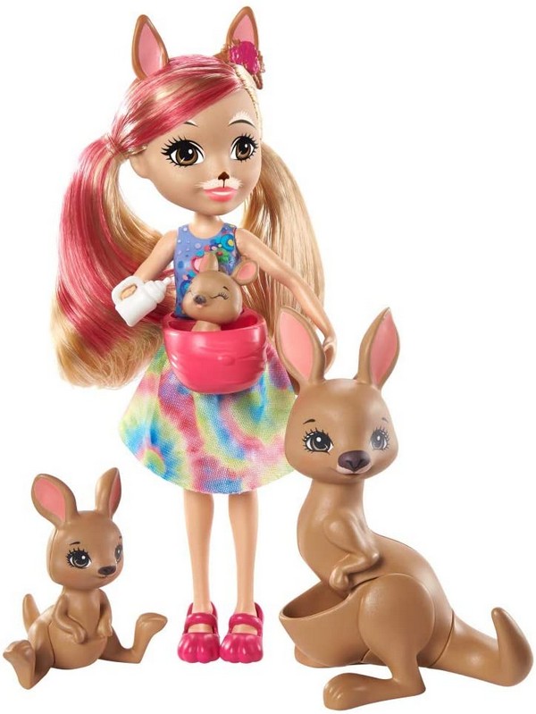 Enchantimals Babák Állatka Családdal Kamilla Kangaroo