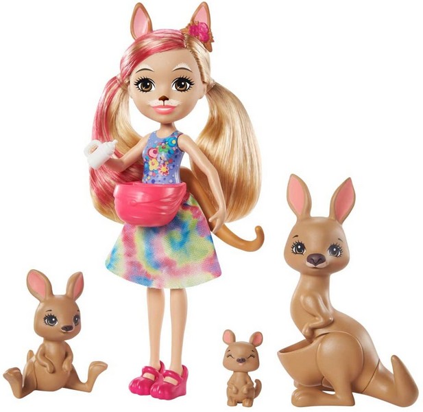 Enchantimals Babák Állatka Családdal Kamilla Kangaroo