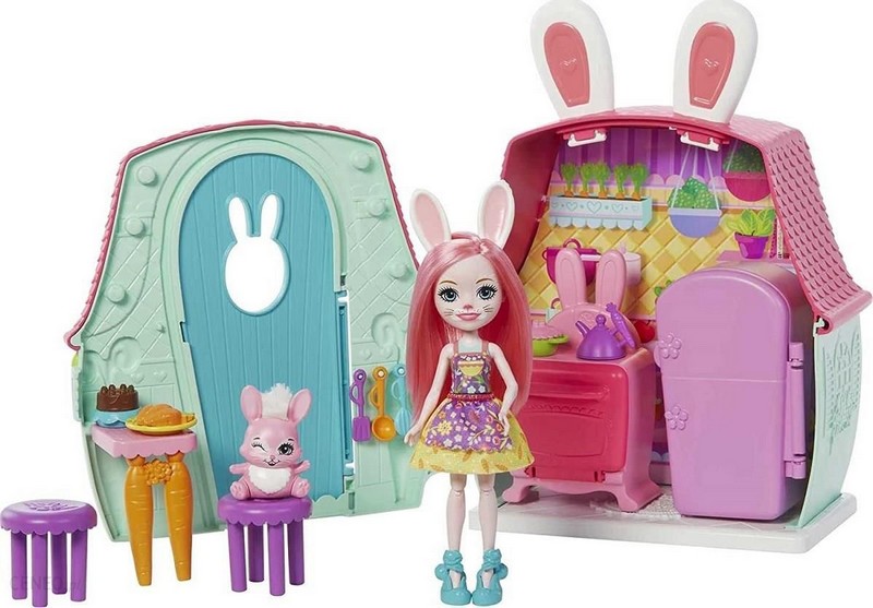 Enchantimals Kicsi Kunyhó Bree Bunny &amp; Twist