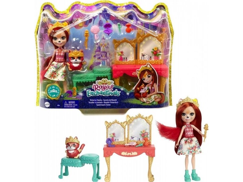 Enchantimals Mesés Történet Játékszett Fésülködő Asztal