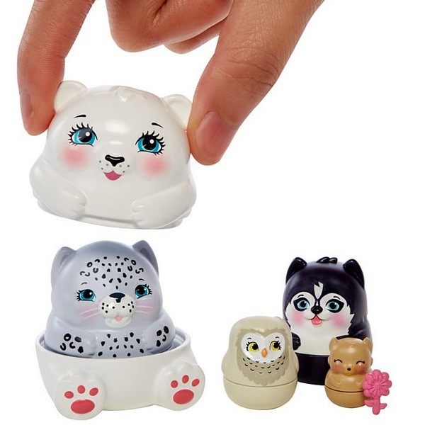 Enchantimals Telis-Teli Kuckó Pawbry Polar Bear Kunyhója