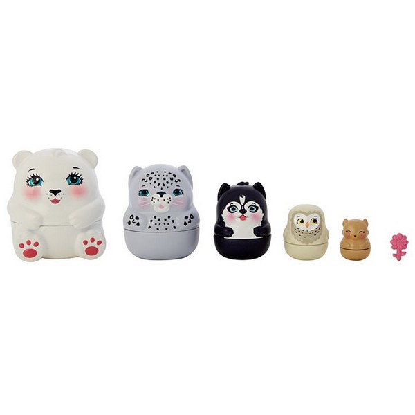 Enchantimals Telis-Teli Kuckó Pawbry Polar Bear Kunyhója