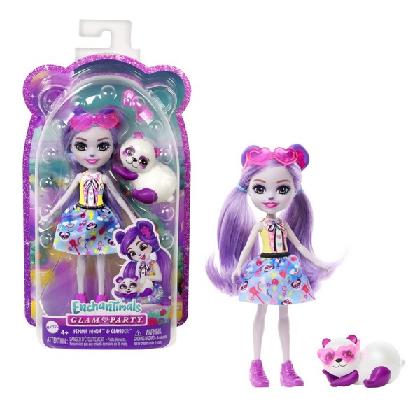Enchantimals Válogatás Baba Állatkával Pemma Panda