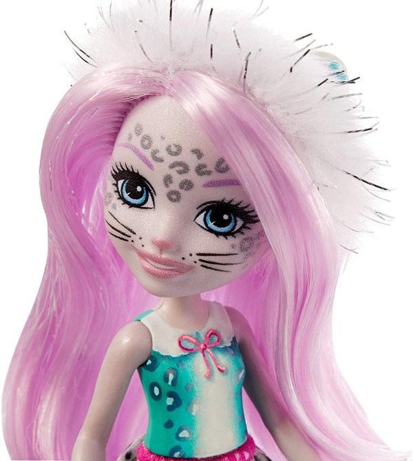 Enchantimals Válogatás Baba Állatkával Sybill Snow Leopard
