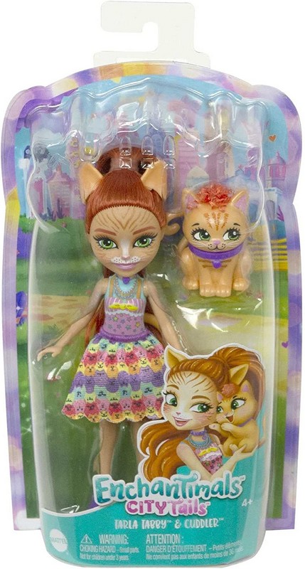 Enchantimals Válogatás Baba Állatkával - Vörös Cica