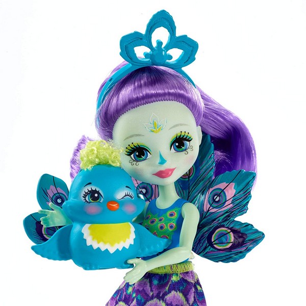 Enchantimals baba állatkával Patter Peacock&amp;Flap