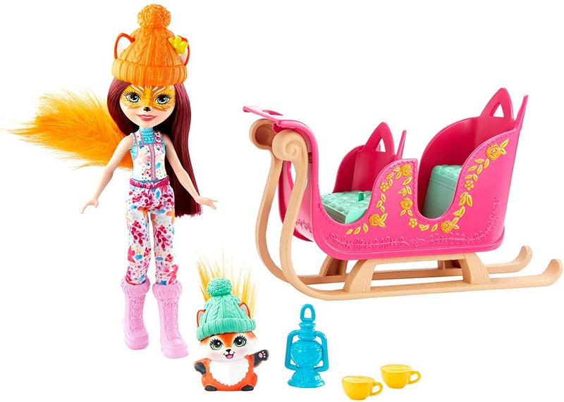 Enchantimals baba állatkával közepes szett Felicity Fox