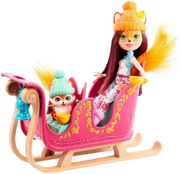 Enchantimals baba állatkával közepes szett Felicity Fox