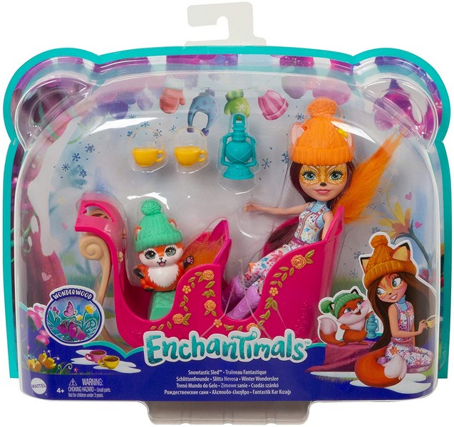 Enchantimals baba állatkával közepes szett Felicity Fox