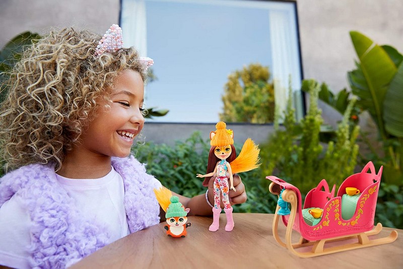 Enchantimals baba állatkával közepes szett Felicity Fox