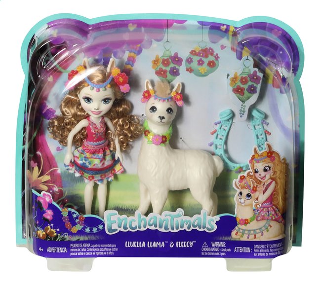 Enchantimals babák nagy állatkákkal - Láma