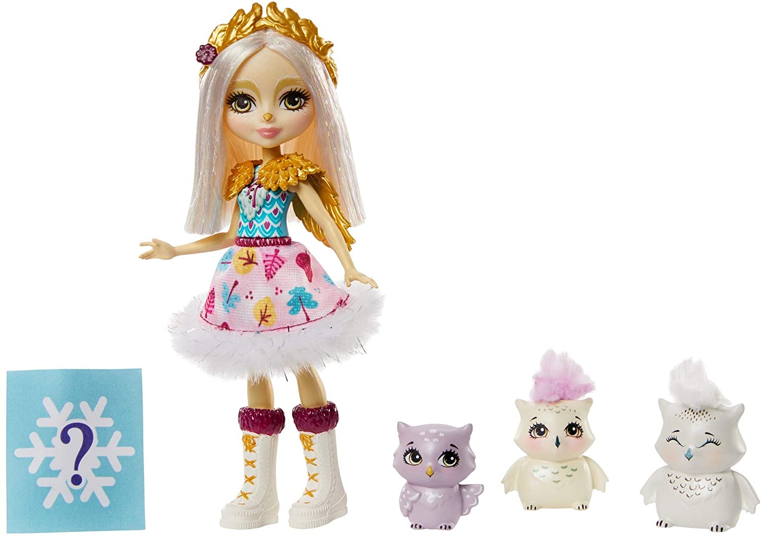 Enchantimals babák állatka családdal Odelle Owl