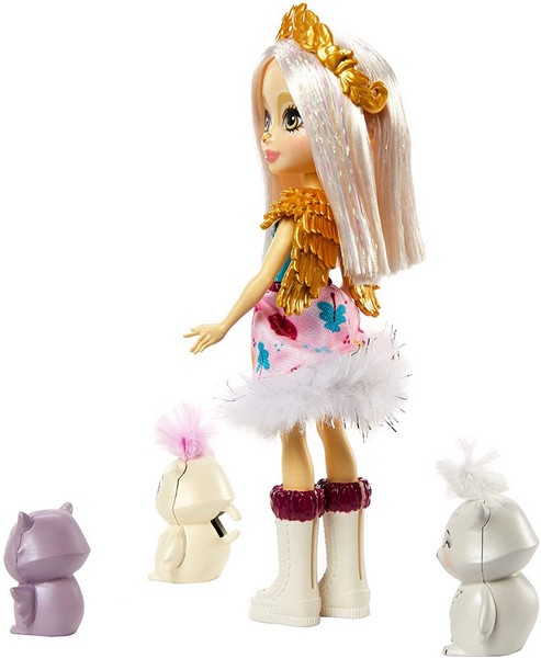 Enchantimals babák állatka családdal Odelle Owl