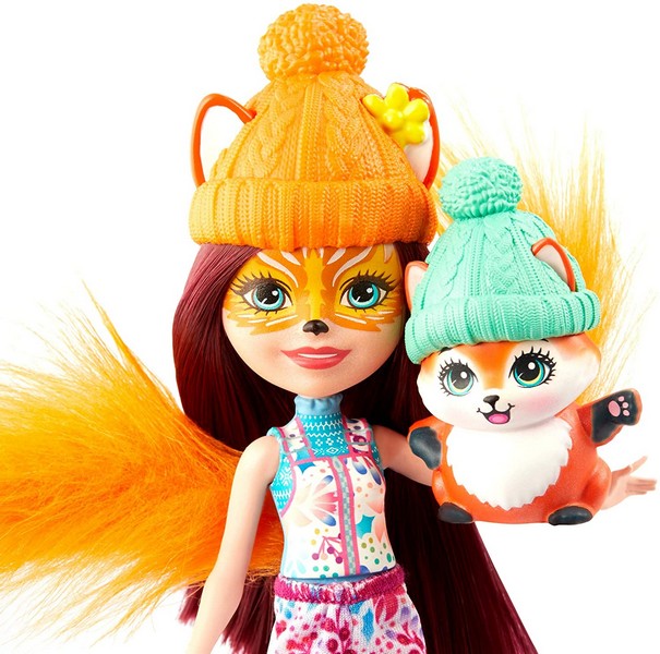 Enchantimals téli baba állatkával (5-ös csomag)