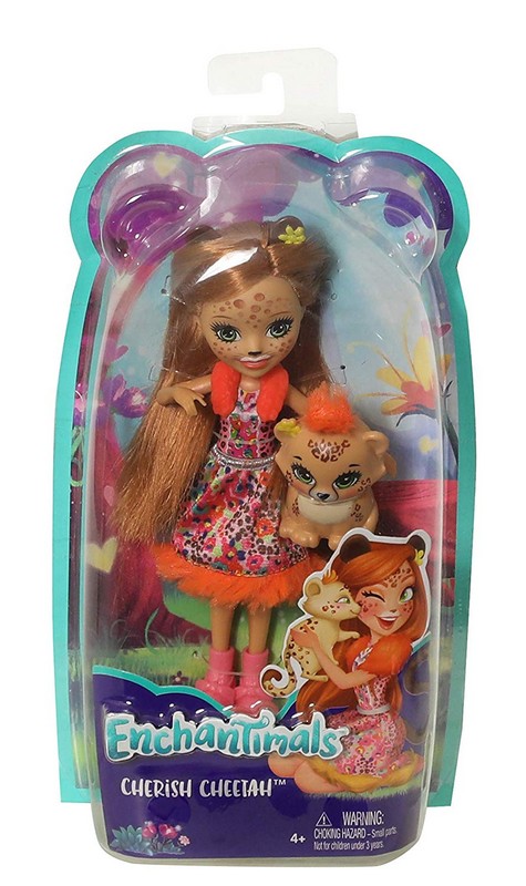 Enchantimals válogatás baba állatkával Cherish Cheetah