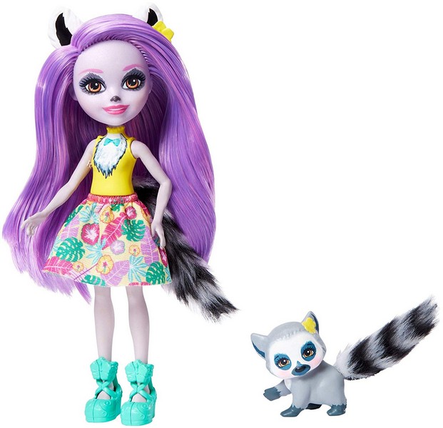 Enchantimals válogatás baba állatkával Larissa Lemur