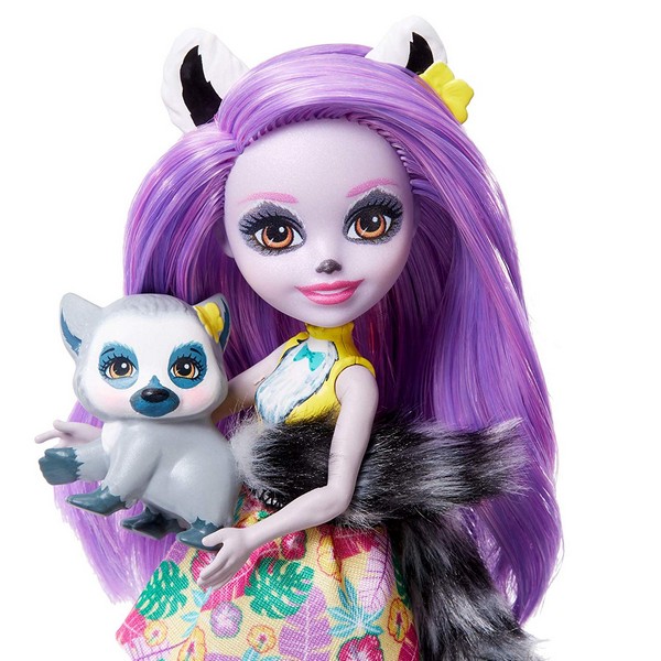Enchantimals válogatás baba állatkával Larissa Lemur