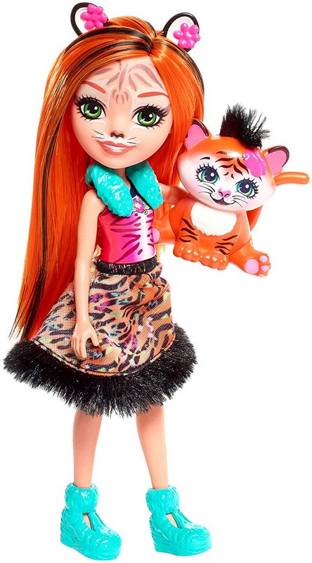 Enchantimals válogatás baba állatkával Tanzie Tiger