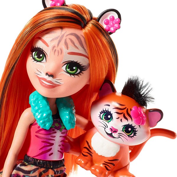 Enchantimals válogatás baba állatkával Tanzie Tiger