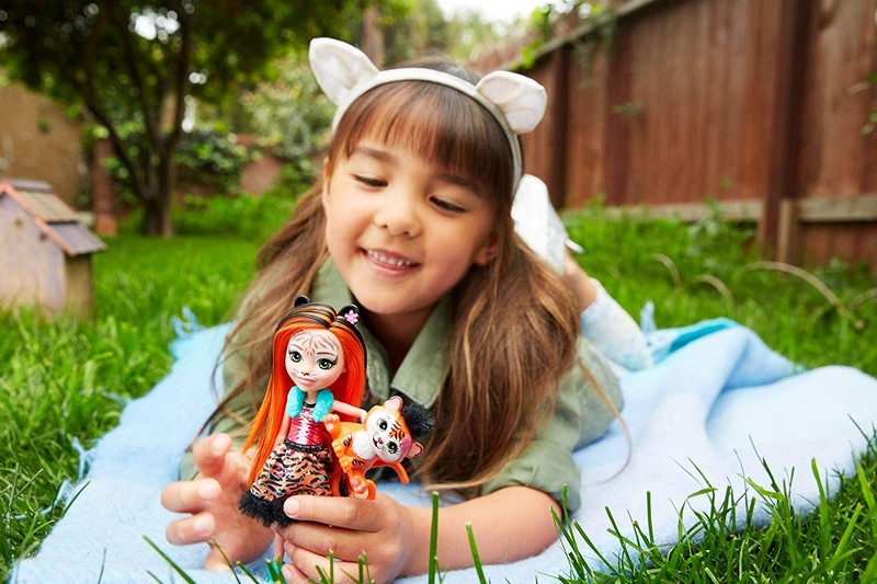 Enchantimals válogatás baba állatkával Tanzie Tiger