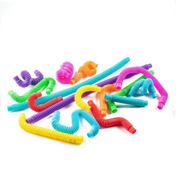 Fidget Pop Tubes Hajlítható Csövek, Több Színben (1db)