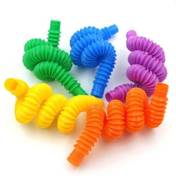 Fidget Pop Tubes Hajlítható Csövek, Több Színben (1db)