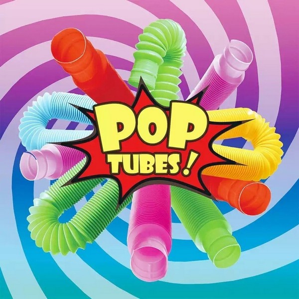 Fidget Pop Tubes Hajlítható Csövek, Több Színben (1db)