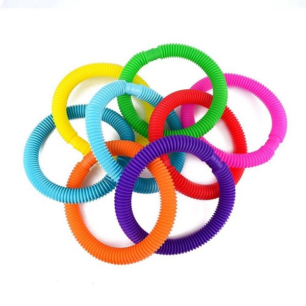 Fidget Pop Tubes Hajlítható Csövek, Több Színben (1db)
