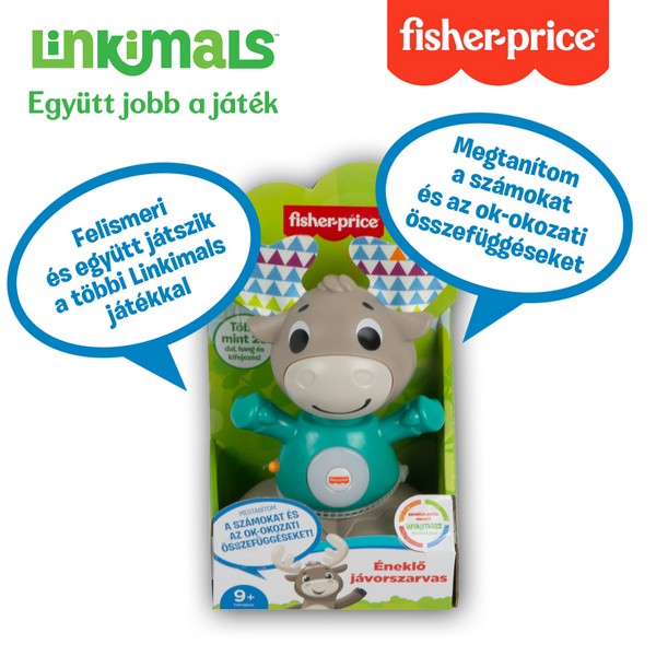 Fisher-Price Linkimals éneklő jávorszarvas