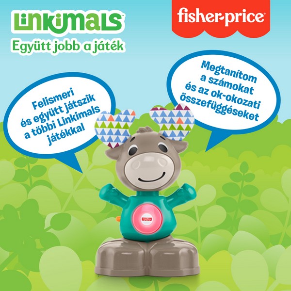 Fisher-Price Linkimals éneklő jávorszarvas