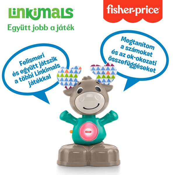 Fisher-Price Linkimals éneklő jávorszarvas