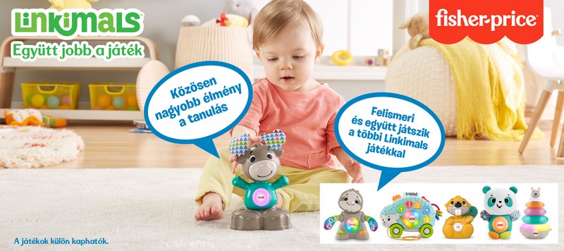 Fisher-Price Linkimals éneklő jávorszarvas