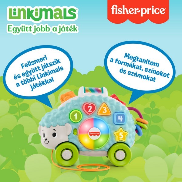 Fisher-Price Linkimals vidám formák süni