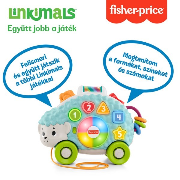Fisher-Price Linkimals vidám formák süni