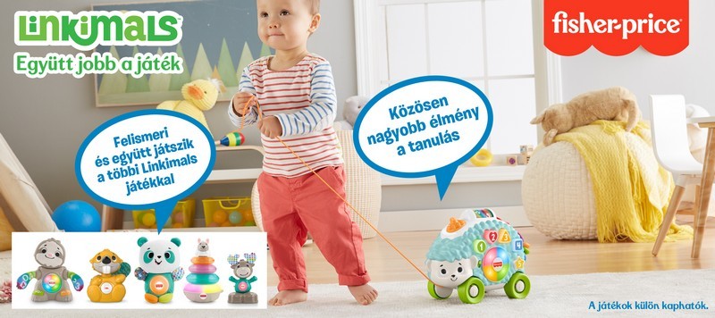 Fisher-Price Linkimals vidám formák süni