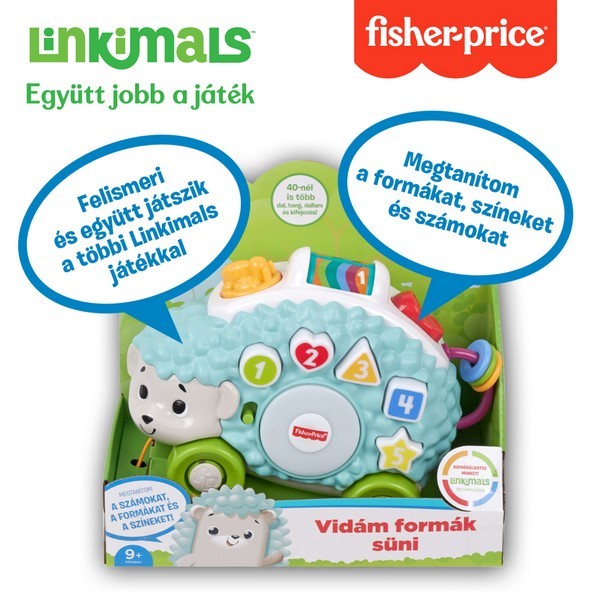 Fisher-Price Linkimals vidám formák süni