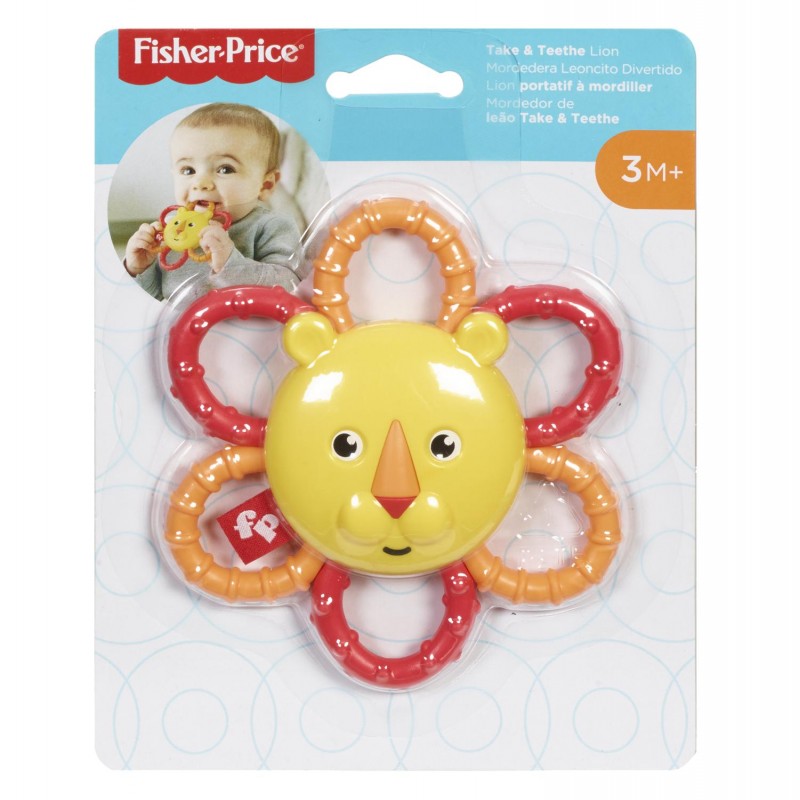 Fisher-Price Szafaris csörgők-rágóka Oroszlán